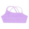 easyforever Kids Girls Athletic Sport Bra Strappy Back Vest Crop Top Tanks for Gym Workout Dance Gymnastics Purple J 8 view 4
