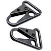 IndependentThose 36 Pieces 1 Inch Enlarged Mouth Clip Sling Clasp Hook for Keychain Snap Hooks Outdoor Bag Backpack Tactical Carabiners (Black 36 pack) view 4