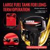2 Stroke 18 HP Short Shaft Outboard Motors Engine, Fishing Boat Engine Tiller Control Motor Fishing Boat Engine Water-Cooling Heavy Duty Outboard Motors view 3