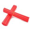 BEEGETTE Bicycle Spoke Skins Wraps BMX MTB Kids Road Mountain Bike Colorful Wheel Decoration-72 Pcs (Red) view 1
