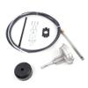 DNYSYSJ Rotary Steering System Outboard Kit 12 Feet Marine with 12" Steering Cable Outboard Steering Kit for Yachts, Fishing Boats view 4