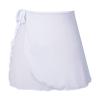 CHICTRY Adult Ladies Sheer Chiffon Ballet Wrap Over Scarf Dance Leotard Skate Tutu Skirt White B One Size view 1