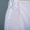 CHICTRY Adult Ladies Sheer Chiffon Ballet Wrap Over Scarf Dance Leotard Skate Tutu Skirt White B One Size view 4