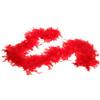 Feather Boas 47 Gram - 2 Pack Turkey Chandelle Feather Boa, Party Dress Up Costume Accessories Holiday Decors80 Inch LongRed view 4