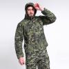 tuduoms Men's Soft Shell Fleece Lined Jacket Military Tactical Jacket Camouflage Hunting Hooded Coat Waterproof Windbreaker view 4