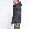 tuduoms Men's Soft Shell Fleece Lined Jacket Military Tactical Jacket Camouflage Hunting Hooded Coat Waterproof Windbreaker view 3