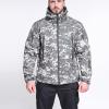 tuduoms Men's Soft Shell Fleece Lined Jacket Military Tactical Jacket Camouflage Hunting Hooded Coat Waterproof Windbreaker view 2