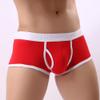 Mens Underwear Soft Breathable Briefs Bulge Pouch Athletic Supporter Trunks Comfort Stretch Shorts Underpants Red view 2