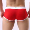 Mens Underwear Soft Breathable Briefs Bulge Pouch Athletic Supporter Trunks Comfort Stretch Shorts Underpants Red view 3