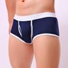 Mens Underwear Soft Breathable Briefs Bulge Pouch Athletic Supporter Trunks Comfort Stretch Shorts Underpants Blue view 2