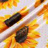 EQSJIU White Leotards For Girls Gymnastics Size 6-7 Years Old 6/7 Gold Sunflower Yellow Flower Floral Sparkly Biketard Outfits Bodysuits view 3