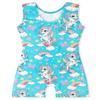 EQSJIU Unicorn Toddler Leotards For Girls Gymnastics 2t 3t 18-24 Months Outfits Biketard Aqua Blue Green Rainbow Flower Floral Sparkly Outfit Toddler Girl Gymnastics Leotard view 2
