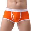 Mens Underwear Soft Breathable Briefs Bulge Pouch Athletic Supporter Trunks Comfort Stretch Shorts Underpants Orange view 1