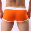 Mens Underwear Soft Breathable Briefs Bulge Pouch Athletic Supporter Trunks Comfort Stretch Shorts Underpants Orange view 4