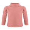 Huimingda Kids Girls and Boys Thermal Underwear Tops Long Sleeves Mock Neck Shirt Baselayer Stretchy Warm Tops Pink 5-6 Years view 1