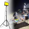 CONPEX Corded Led Camping Lights 23000 Lumens Telescoping Camping Light Tripod, Night Fishing Lights for Bank Portable Outdoor Light with Stand Led Work Light Camp Light Telescopic 12V Light Campsite view 1