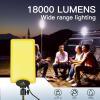 CONPEX Telescopic LED Camping Lights 18000 Lumens - Tripod, Remote Control, Outdoor Telescoping Light with Stand view 2