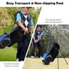 Renatone Golf Stand Bag, Lightweight Organized Golf Bag w/ 6 Way Dividers, 7 Pockets & Padded Dual Straps, Easy to Carry Golf Club Bag for Men & Woman (Blue) view 4