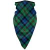 Neck Gaiter Face Mask Clan Dundas Bright Blue and Green Scottish Tartan Scarf Cover Sun Bandanas for Fishing Sports view 1