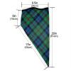 Neck Gaiter Face Mask Clan Dundas Bright Blue and Green Scottish Tartan Scarf Cover Sun Bandanas for Fishing Sports view 2