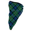 Neck Gaiter Face Mask Clan Dundas Bright Blue and Green Scottish Tartan Scarf Cover Sun Bandanas for Fishing Sports view 3