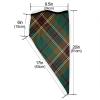 Neck Gaiter Face Mask Brown and Green Plaid Murphy Tartan Scarf Cover Sun Bandanas for Fishing Sports view 2