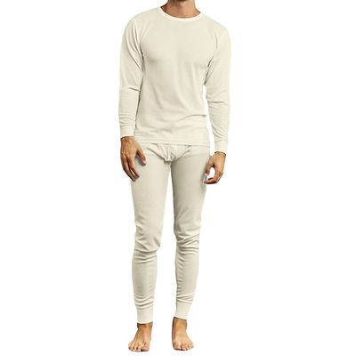 Galaxy by Harvic Men's Thermal Shirt Pants, Cotton Polyester, Underwear Crew Neck Long Sleeve Shirt, Soft, Top Bottom Sets