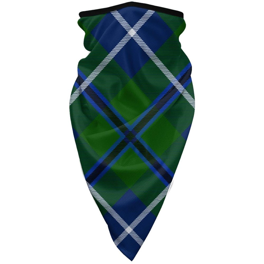 Neck Gaiter Face Mask Clan Douglas Tartan Scarf Cover Sun Bandanas for Fishing Sports