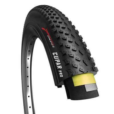 Fincci Foldable 26x2.10 Mountain Bike Tires - 26 Inch Bike Tires with 1mm Nylon Puncture Proof 54-559 - Black Cupar pro Kevlar 26 Bike Tire 60 TPI & Cross Country Profile for MTB, XC,Hybrid Bicycles