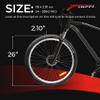 Fincci Foldable 26x2.10 Mountain Bike Tires - 26 Inch Bike Tires with 1mm Nylon Puncture Proof 54-559 - Black Cupar pro Kevlar 26 Bike Tire 60 TPI & Cross Country Profile for MTB, XC,Hybrid Bicycles view 2