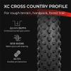 Fincci Foldable 26x2.10 Mountain Bike Tires - 26 Inch Bike Tires with 1mm Nylon Puncture Proof 54-559 - Black Cupar pro Kevlar 26 Bike Tire 60 TPI & Cross Country Profile for MTB, XC,Hybrid Bicycles view 3