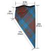 Neck Gaiter Face Mask Cameron Hunting Tartan Scarf Cover Sun Bandanas for Fishing Sports view 2