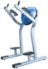 French Fitness FFS Silver Half Ball Captain's Chair Leg Raise VKR  Abdominal Machine with Adjustable Elbow Rests & Back Support view 1