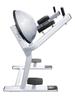 French Fitness FFS Silver Half Ball Captain's Chair Leg Raise VKR  Abdominal Machine with Adjustable Elbow Rests & Back Support view 2