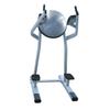 French Fitness FFS Silver Half Ball Captain's Chair Leg Raise VKR  Abdominal Machine with Adjustable Elbow Rests & Back Support view 3
