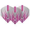 RED DRAGON Peter Wright Snakebite Hardcore Mohawk Pink Dart Flights - 3 Sets Per Pack (9 Flights in Total) view 2