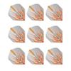 RED DRAGON Peter Wright Snakebite Hardcore Mohawk Orange Dart Flights - 3 Sets Per Pack (9 Flights in Total) view 1