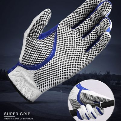Lfzhjzc Golf Gloves,Multiple Color Sizes are Available, Left Hand (Pack of 2) (Color : Red, Size : 24size)