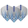 RED DRAGON Peter Wright Snakebite Hardcore Mohawk Blue Dart Flights - 3 Sets Per Pack (9 Flights in Total) view 2