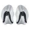 Grstltd Swimming Paddles for Hands, Swim Training Hand Paddles with Adjustable Straps for Adults and Kids Unisex Professional Swimming Accessories (1 Pair, Silver) view 1