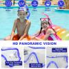 AosDero Kids Snorkeling Set Adjustable Swimming Flippers+Panoramic Snorkel Mask+ Dry Snorkel Tube+ Travel Bags Suitable Snorkeling Gear for Kids,Juniors,Age 5-14 view 2