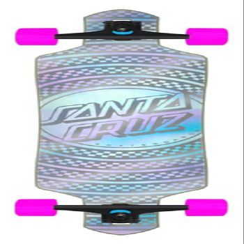 Santa Cruz 9.0" Prismatic Dot Drop Through Cruiser