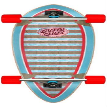 9.20in Decoder Wave Santa Cruz Pintail Cruiser