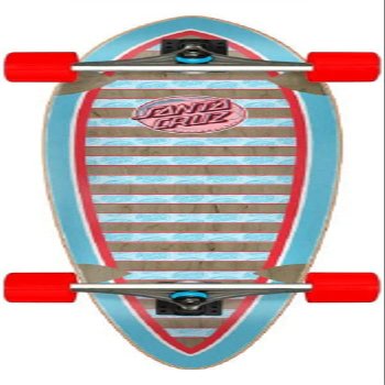 9.20in Decoder Wave Santa Cruz Pintail Cruiser