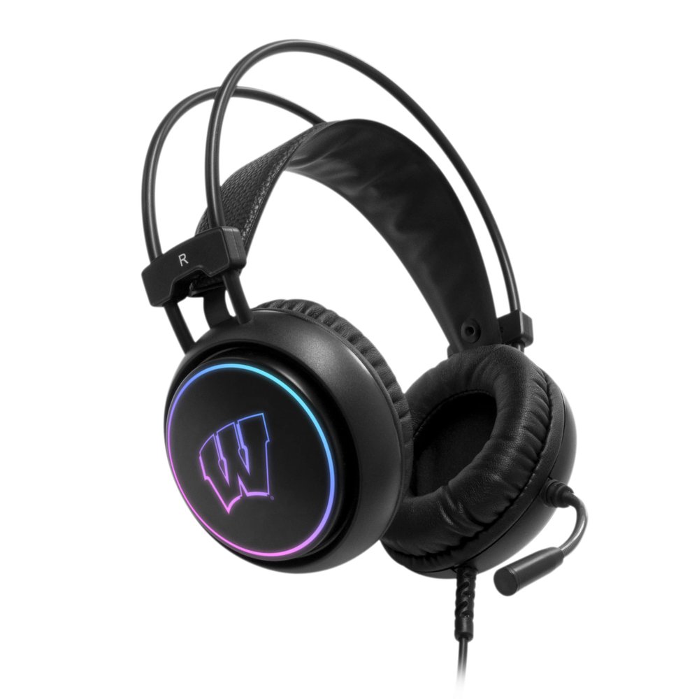 SOAR NCAA Gaming Headset, Wisconsin Badgers