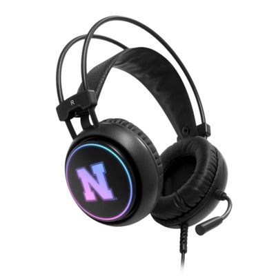 SOAR NCAA Wired Gaming Headset, Nebraska Cornhuskers