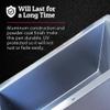 Lurwind Recessed Trolling Motor Foot Pedal Tray - Gray Powder-Coated Aluminum, Fits Most Trolling Motor Tray Pedals, 19.375" x 12" Pre-Drilled Mount view 3