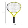 Dunlop Sports SX Team 280 Tennis Racket, 1/4 Grip view 3