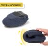 Frank Mully Womens Ballet Flat Shoes Knit Dress Shoes Round Toe Slip On Ballerina Flats for Woman Low Wedge Comfort Soft Navy Blue, 6 view 4