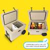 Ice Pack Divider for YETI Tundra Haul - Freezable Cooler Divider for YETI Haul Wheeled Ice Chest view 2